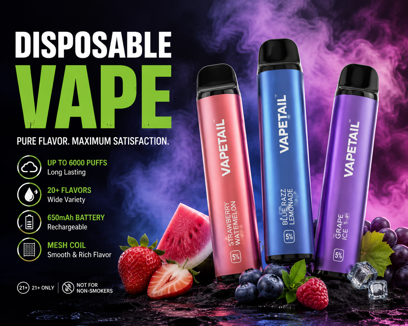 Disposable Vape Online | Premium Disposable Vapes & Best Flavours