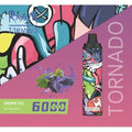 Tornado R&M Disposable Grape Ice (6000 Puffs)
