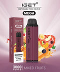IGET Mega Mixed Fruits (3000 Puffs)