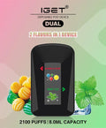 IGET Dual - Bubble Gum & Mint Ice (2100 Puffs)